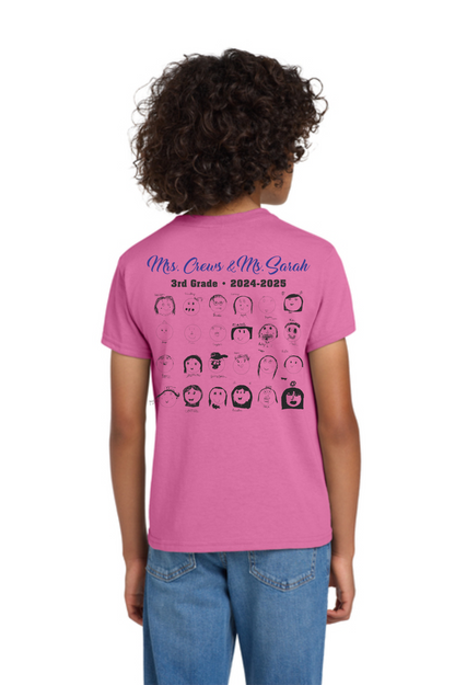 FRIDAY FUNDAY SONSHINE 3RD GRADE MS CREWS & MS SARAH T-SHIRTS