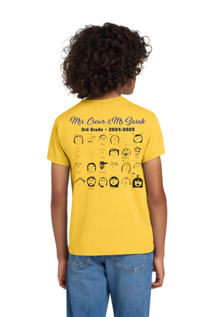 FRIDAY FUNDAY SONSHINE 3RD GRADE MS CREWS & MS SARAH T-SHIRTS