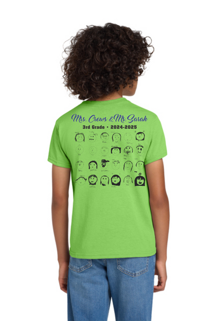 FRIDAY FUNDAY SONSHINE 3RD GRADE MS CREWS & MS SARAH T-SHIRTS